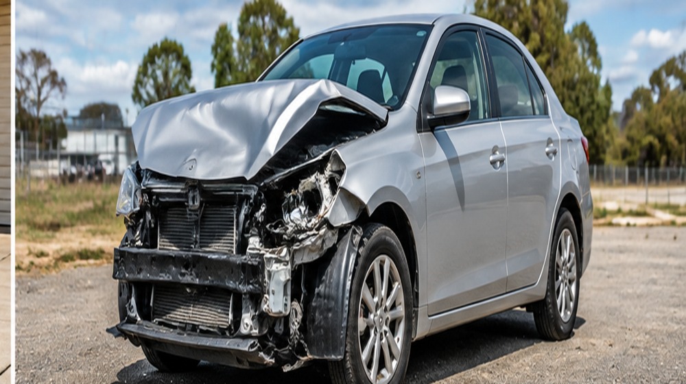 Unwanted damaged car